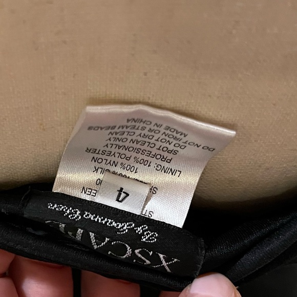 Vintage Y2K silk black beaded gown 🖤 - Picture 9 of 10